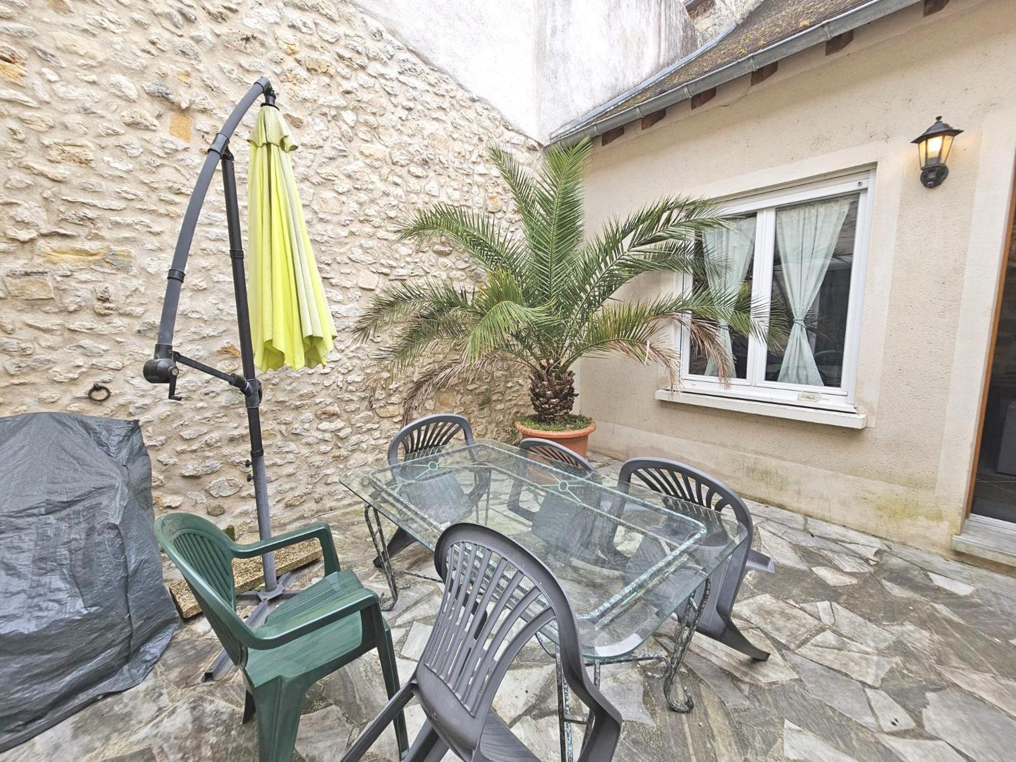 Triplex Sisley - Maison Atypique Avec Cour Exterieure Moret-sur-Loing Exterior foto